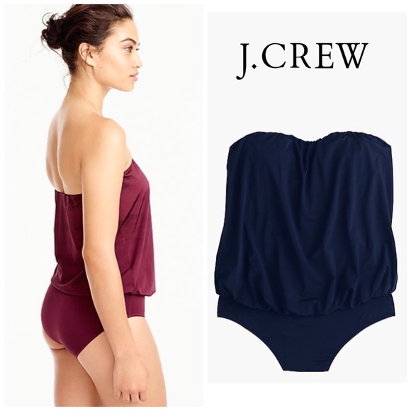 blouson one piece bathing suit